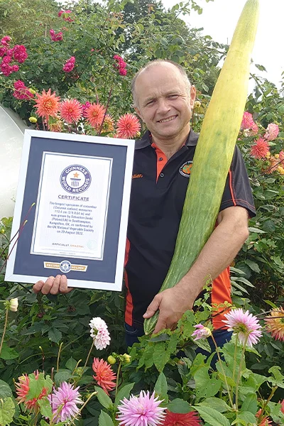 Whose Cucumber is the Longest in The World?