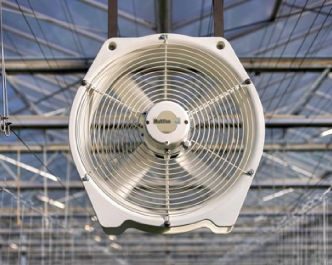 New greenhouse multifan: reduced noise levels and improved energy efficiency